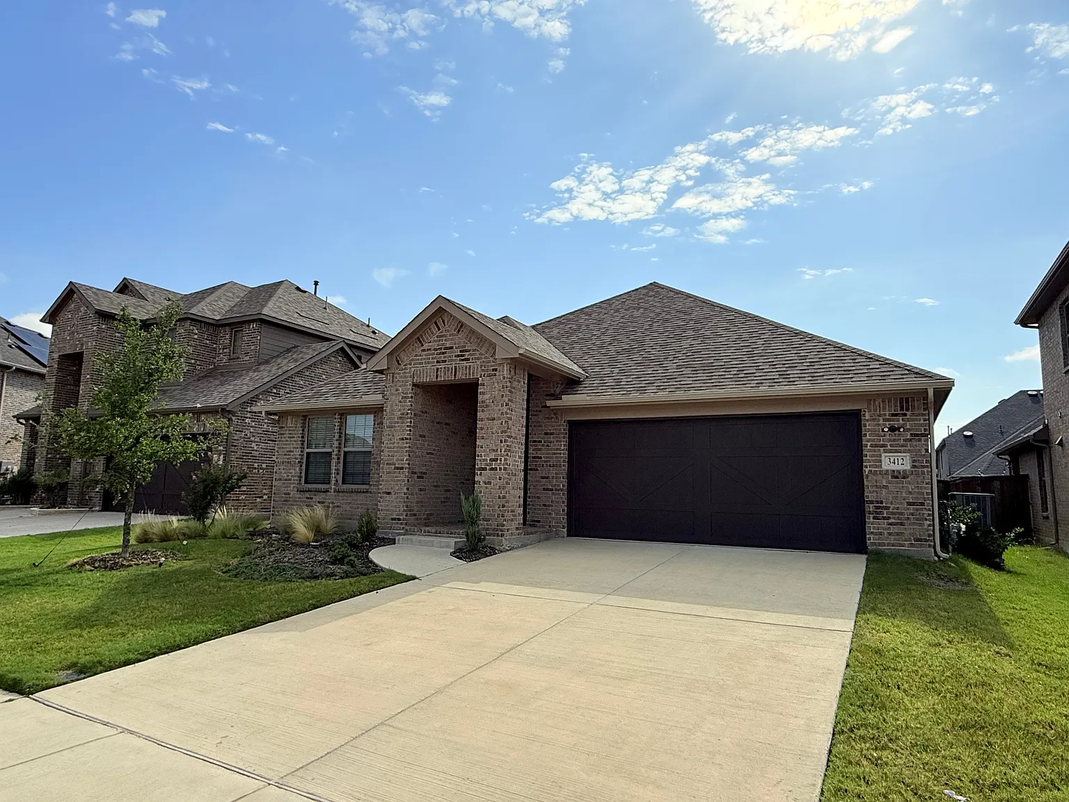 A beautiful one-story home in Celina, north of Dallas, Texas