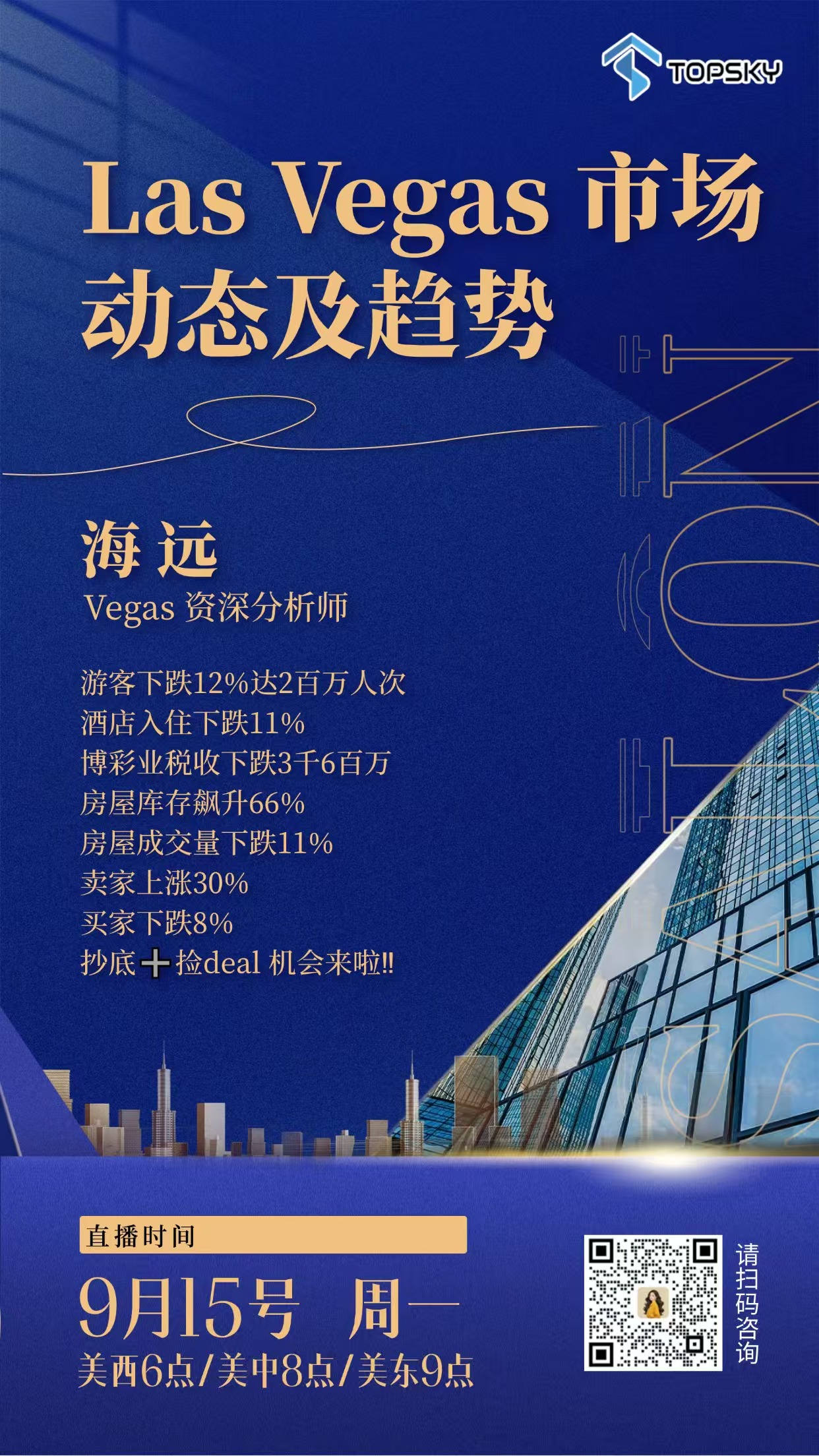 市场变化起伏不定，资深分析师带来Las Vegas 市场动态及趋势